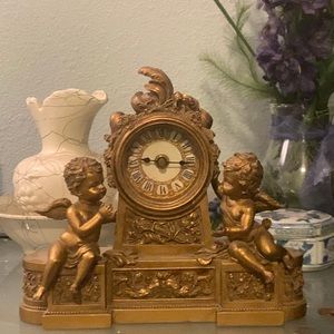 Angel Gold clock